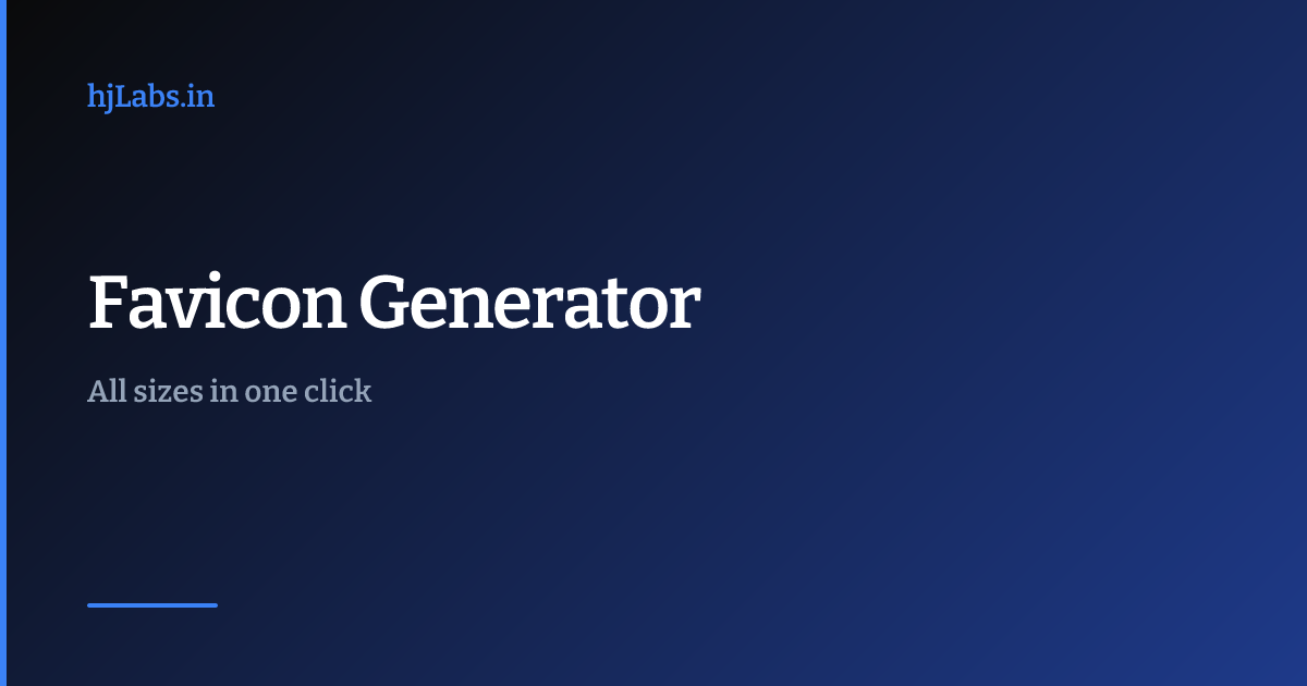 Free Favicon Generator 2026 — Emoji, Text, ICO PNG SVG [8 Sizes]